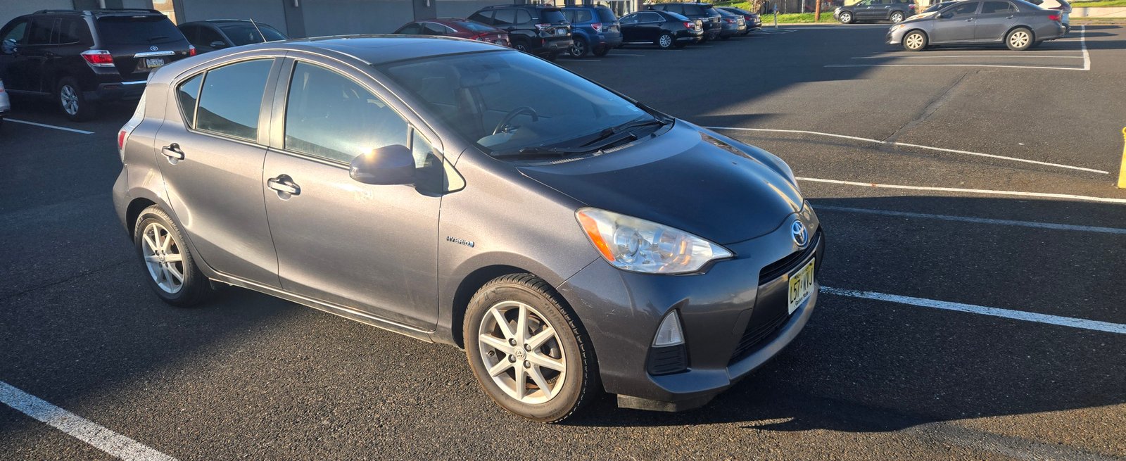 2012 Toyota Prius C rental car for Uber and DoorDash drivers in New Jersey